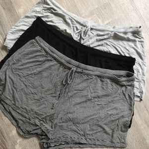 NWOT Set of 3 Pajama Shorts